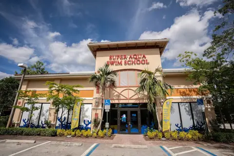Super Aqua Swim School building at 115 Weston Rd, Weston
